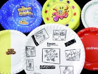 Assiette en carton personnalisée avec impression de votre logo