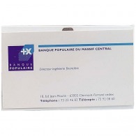Doubles attaches: épingle et pince - cartonnette neutre pour écriture - taille étiquette : 8,8 x