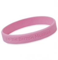 Bracelet en silicone publicitaire personnalisé : le marquage de ce modèle est en creux. vous pouvez