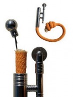 Briquet a mèches pratiquement inusable, ce briquet ne contient ni essence, ni gaz. fonctionne avec une