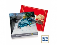  calendrier de l'avent avec les fameux chocolats ritter sport. le calendrier complet est disponible pour