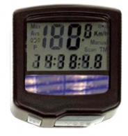 Solaire / filaire - vitesse instantanée 200km/h - vitesse moy, max - Ø roue ajustable -