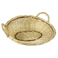  corbeille de présentation en osier blanc 

dimensions : longueur : 27cm
largeur : 29cm
hauteur : 12cm
matière