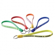 Gardez votre message toujours à portée de main avec ce porte-clés ou bracelet polyvalent. disponible dans