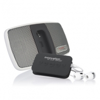 Mini système hifi design avec son stéréo. fonctionne avec le module mp3 'music box'. vendu dans