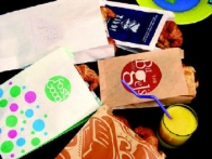 Sachet pour croissant ou viennoiserie publicitaire personnalisé avec personnalisation de votre logo