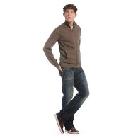 French terry, 80% coton peigné, 20 % polyester molleton(intérieur gratté). pst (perfect sweat technology). col, poignets et bord en côtes 2x2. finitionpar des surpiqûres (flatlock).2 poches latérales - 280 gr/m²
