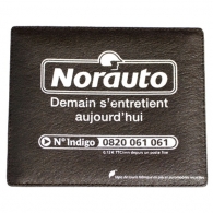Tapis de souris en pièces automobiles recyclées ou en synderme, renfort carton. 12 couleurs disponibles en
