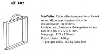 Valise transparente publicitaire personnalisée en plexiglas / mallette transparente. cette valise transparente est à utiliser comme