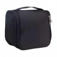Vanity en polyester haute densité. plusieurs compartiments et une poche en maille complètent l'équipement du sac.dim