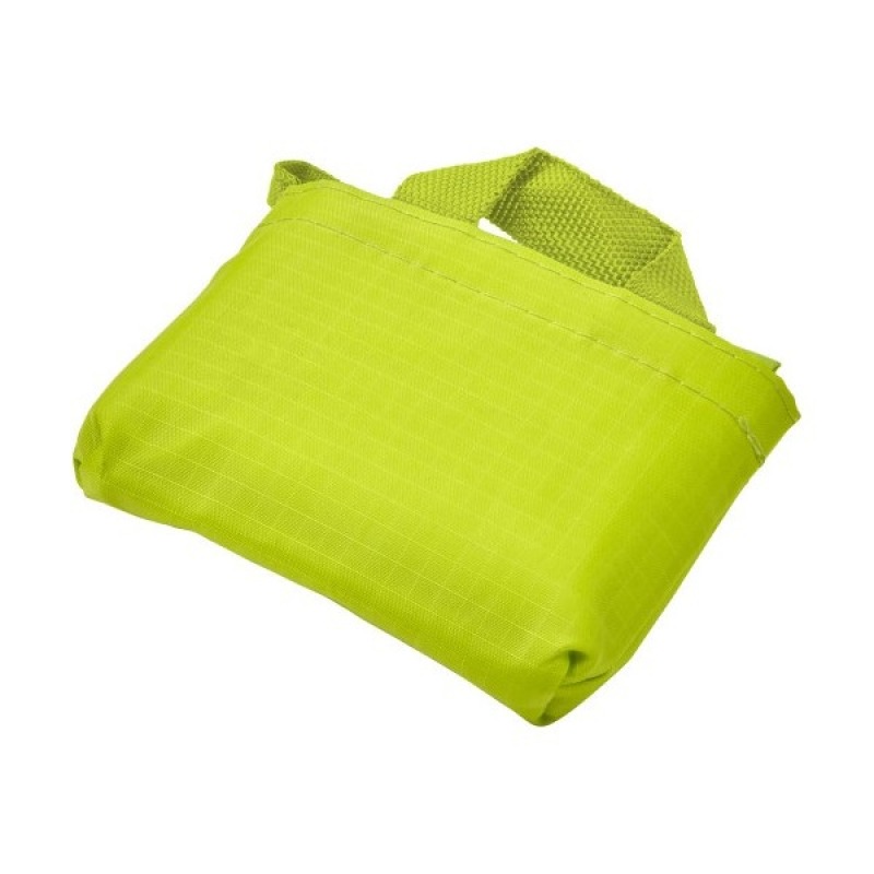 Faltbare Tasche grün / gelb