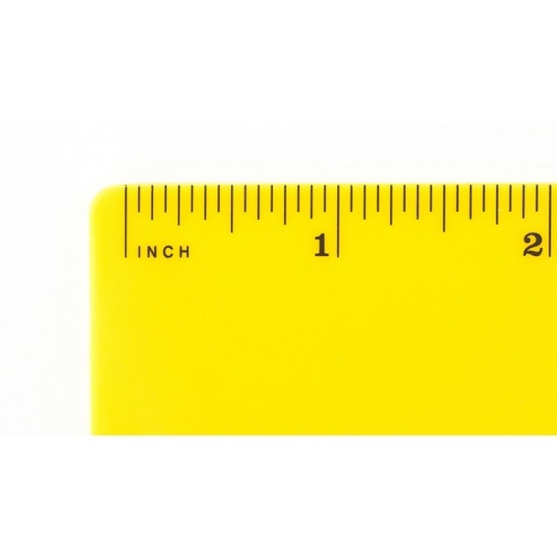 Règle en plastique solide personnalisée (15 cm) - Isa