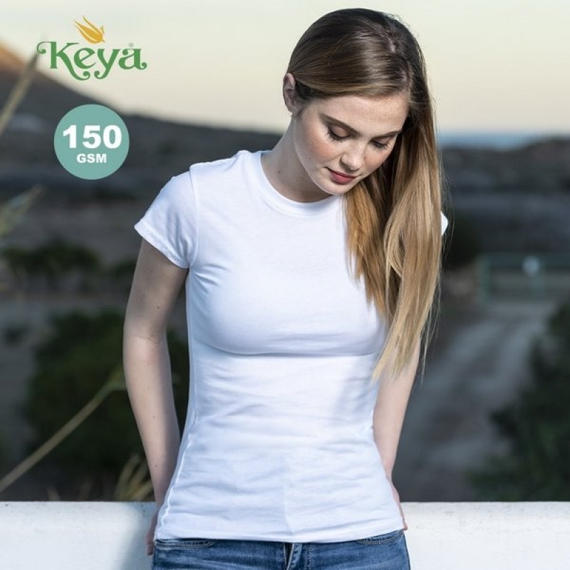 Tee shirt keya 150 pour femme publicitaire personnalisé