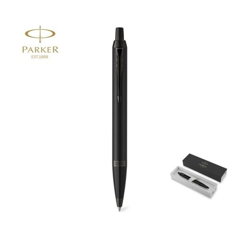 PARKER Stylo plume Parker IM SE, corps laqué Mat noir finition chromée.