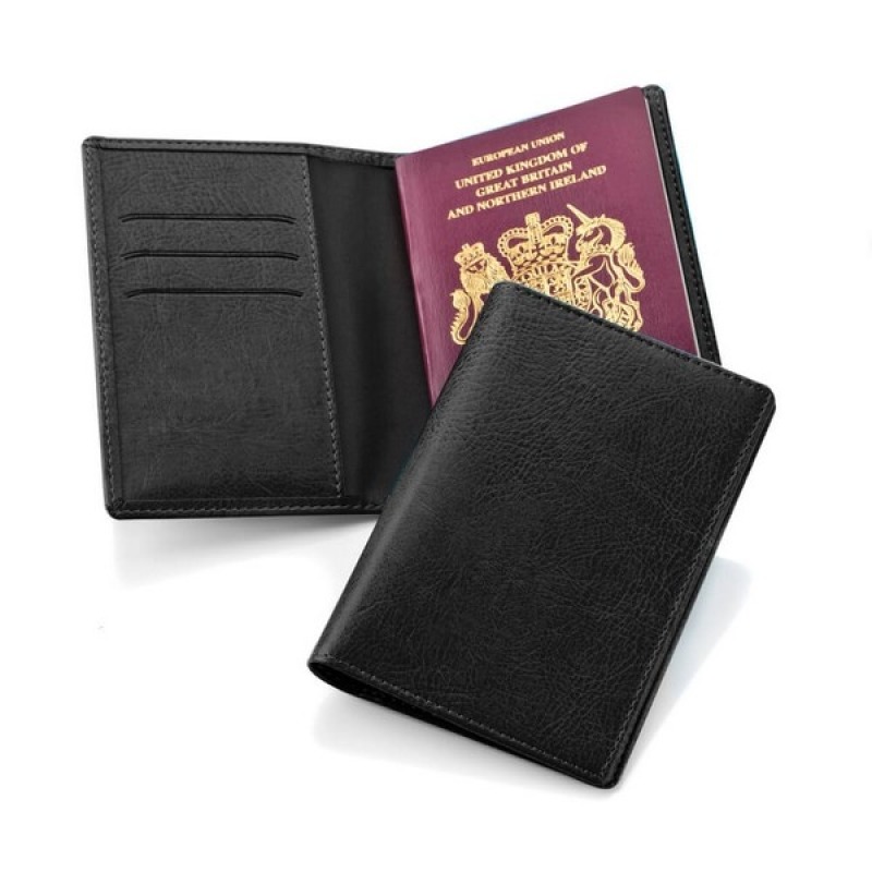 Funda de cuero para pasaporte