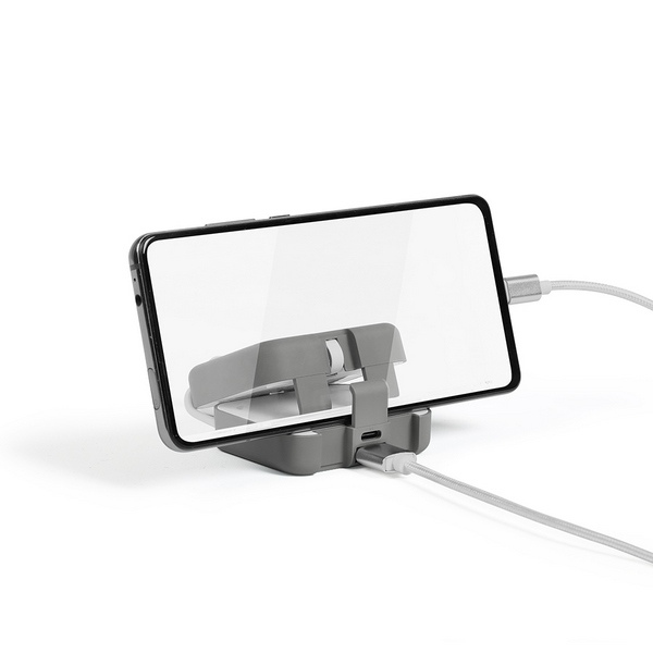 4 Supports Muraux Téléphone Adhésifs - Multicolores (vert, Bleu, Jaune, Blanc) - Pour Mur Lisse, Rangement Câble, Télécommande