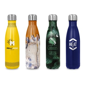 Bouteille isotherme - PUHT logo heat transfert