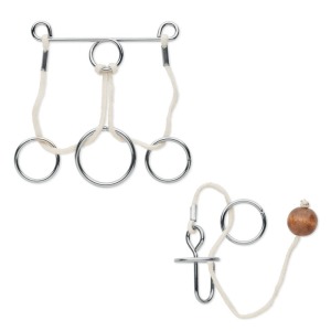 CONNECTION - Jeu de 2 casse-tête promotionnel en métal