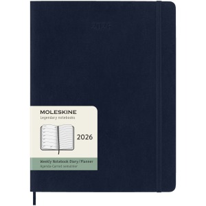 Agenda personnalisable XL 12 mois Moleskine à couverture souple