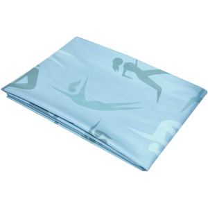 Serviette promotionnelle légère Daisy avec impression par sublimation de 70 x 140 cm