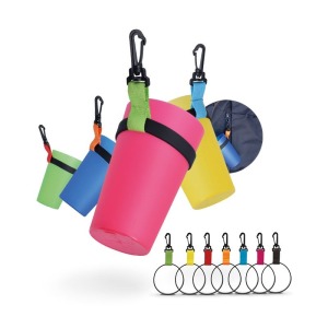 Porte gobelet promotionnel mousqueton - compatible picup30 picup60