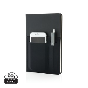 Carnet personnalisé de notes A5 Deluxe avec pochettes