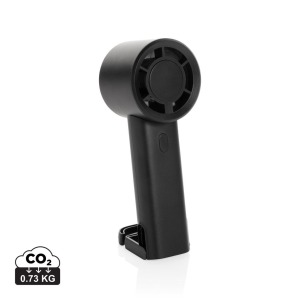 Ventilateur portable personnalisé en plastique recyclé RCS Twist