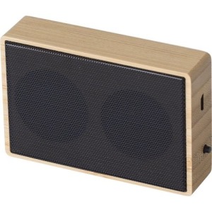Enceinte sans fil en bambou Fox