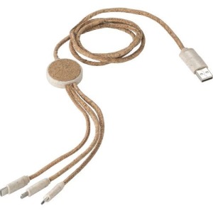 Câble de charge personnalisable en liège Gemma