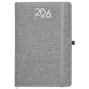 Agenda personnalisé hebdomadaire 2026, couverture rigide en PET recyclé avec effet de mélange