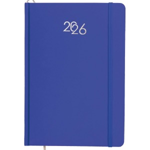 Agenda avec logo hebdomadaire 2026, couverture rigide en carton laminé