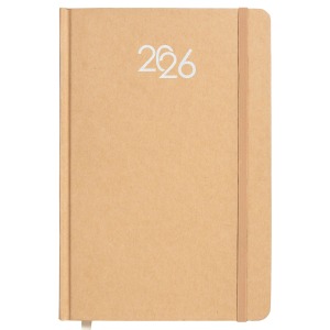 Agenda personnalisable hebdomadaire 2026 avec couverture cartonnée