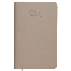 Agenda de poche personnalisable hebdomadaire 2026 avec couverture souple en PU résistant à la chaleur