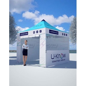 Tente personnalisée aluminium 3x3m