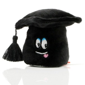 Peluche personnalisable chapeau de diplômé - MBW