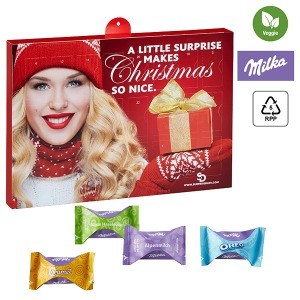 Calendario dell'Avvento Premium con assortimento di Milka Favourites