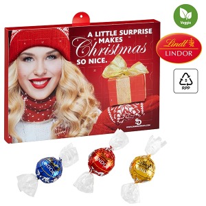 Calendario dell'Avvento Premium con Lindor di Lindt