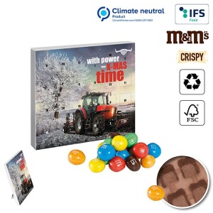 Calendario dell'Avvento Mini con M&M'S® Crispy - versione ecologica