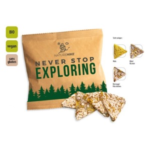 Triangles croustillants bio en sachet promo maïs et riz noir
