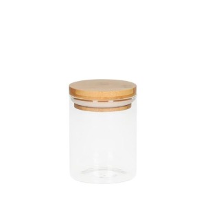 Bocal en verre bambou, 375ml
