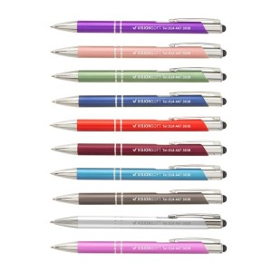 Stylo personnalisable Crosby Mat Stylet coté clip Gravure Laser 360