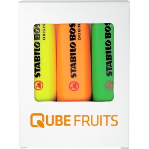Surligneur avec logo set de 3 BOSS ORIGINAL