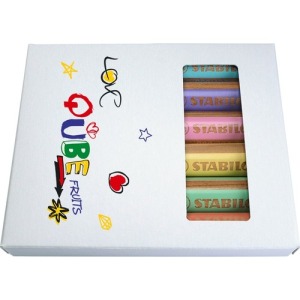 STABILO personnalisable woody duo Set de 6 crayons de couleur