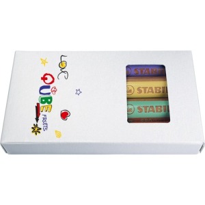 STABILO personnalisable woody duo Set de 4 crayons de couleur
