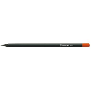 STABILO publicitaire crayon graphite noir avec tête trempée