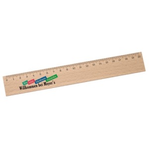Règle en bois personnalisée 20cm
