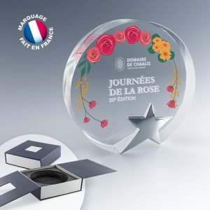 Trophée personnalisé avec étoile
