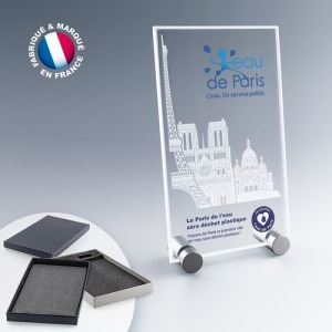 Plaque de verre 6x15x9cm