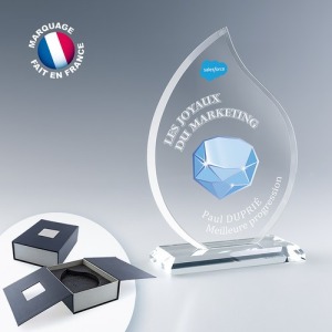 Trophée personnalisable feu