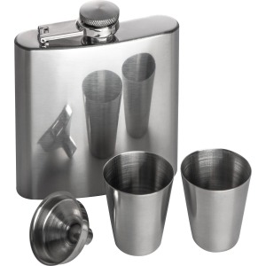 Flasque personnalisable avec 2 gobelets